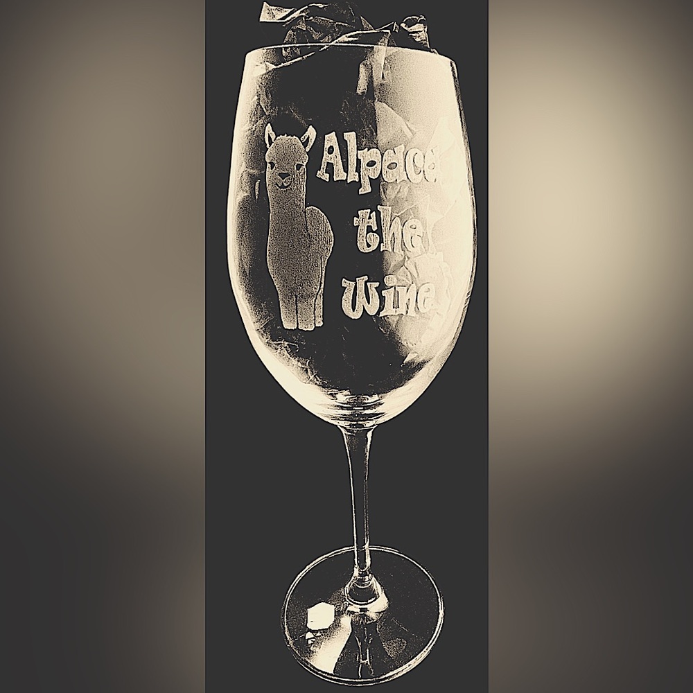 Wine glass Alpaca the Wine
